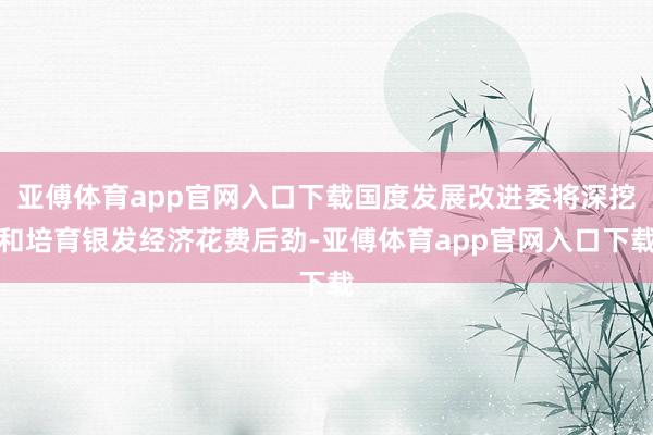 亚傅体育app官网入口下载国度发展改进委将深挖和培育银发经济花费后劲-亚傅体育app官网入口下载